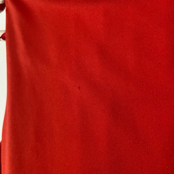 Vintage Red Pleated Dress - Picture 4 of 6